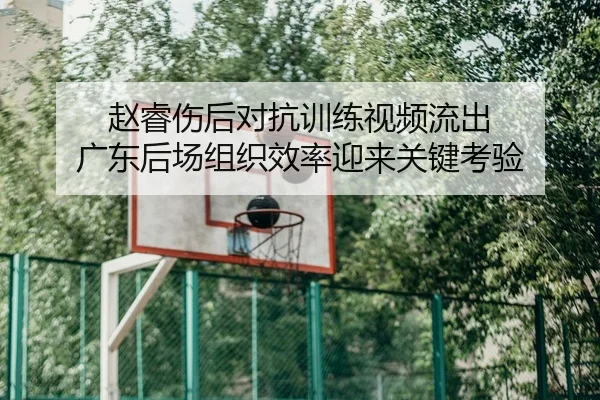 赵睿伤后对抗训练视频流出 广东后场组织效率迎来关键考验